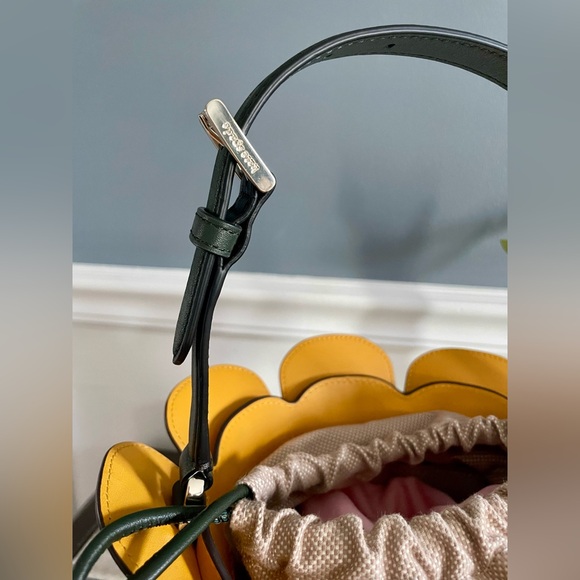 Kate Spade Novelty Petal Flower Bucket Bag- Yellow Morning Light - Picture 4 of 12